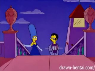 Simpsons Adult video - marge și artie afterparty