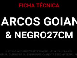 Marcos goiano - كبير أسود كوك 27 cm اللعنة أنا سرج و امرأة سمراء